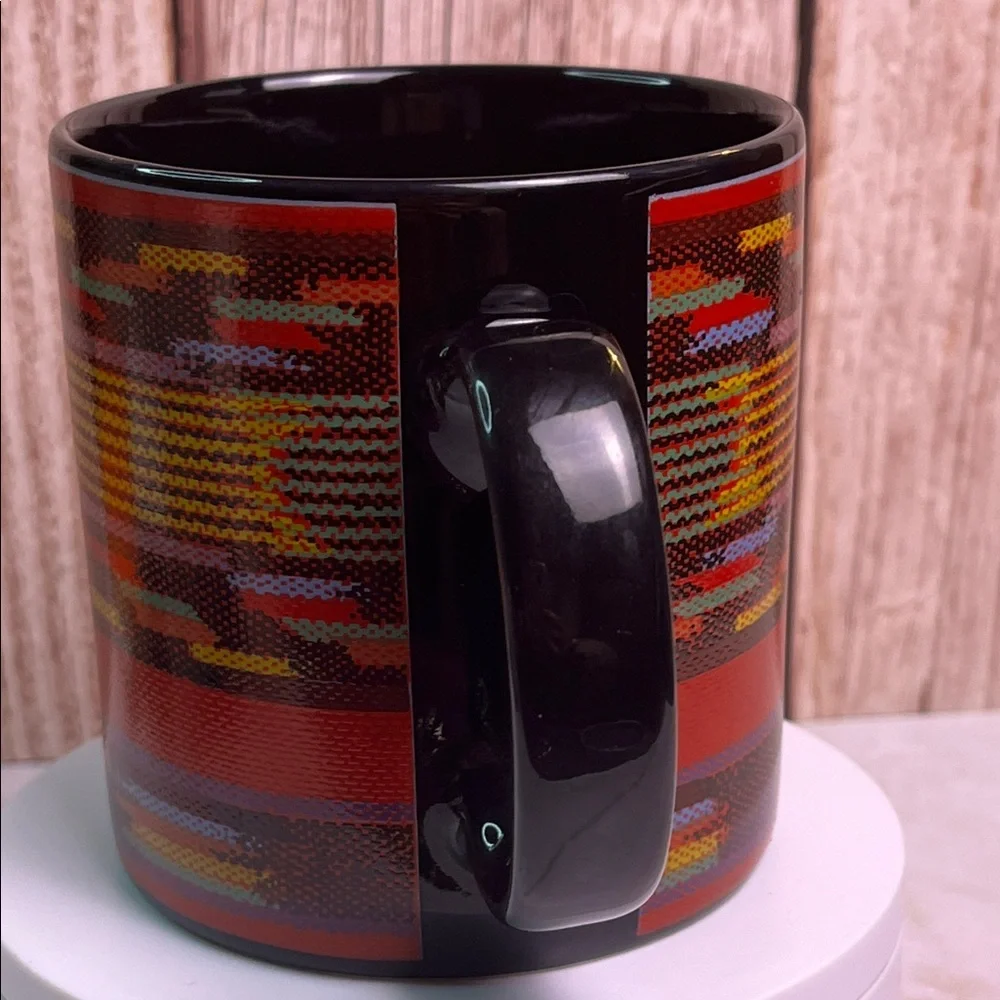 Vintage Pier 1 Made In Japan Colorful Patterned Mug